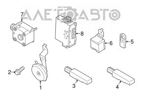 Mazda 6 Central Locking Module 13-15