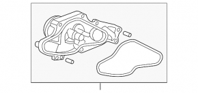Water pump Acura MDX 14-20