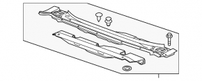 Chevrolet Volt 16- wiper pan