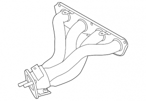 Exhaust manifold with catalytic converter Kia Forte 4d 14-16 prerest 1.8
