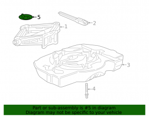Chevrolet Cruze Spare Wheel Mount 16-