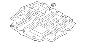 Engine protection VW CC 13-17 rest