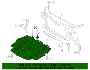 Engine protection VW CC 13-17 rest SIGNEDA