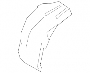Front left fender liner for BMW 4 Series G22 G26 21-25 Without m Sport Design
