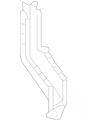 Right wing lower apron reinforcement for Toyota Camry v40 07-11