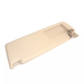 Left sun visor for VW Tiguan 2009-2017, beige, with hook