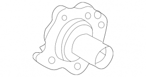 Rear right hub mount VW Jetta 19 - rusty