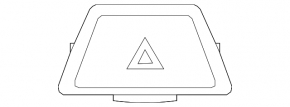 Hazard warning button BMW 5 G30 17-23
