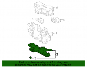 Toyota Venza 21- Trunk Fuse Box Lower Cover