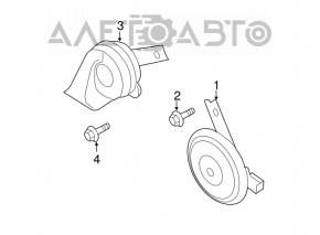 Right signal Hyundai Sonata 11-15 high
