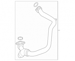 Pipe for turbine G-class W463 G550 19-24 4.0