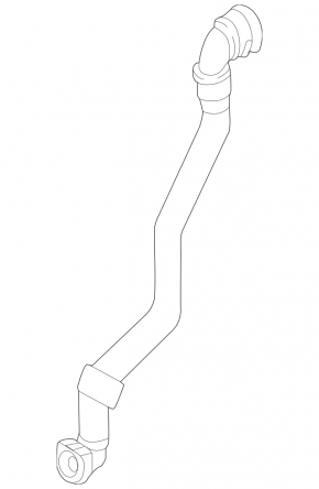 Automatic transmission cooling pipe outlet Mercedes GLC 300 16-19