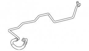 Automatic transmission cooling pipe outlet Mercedes GLC 300 16-19