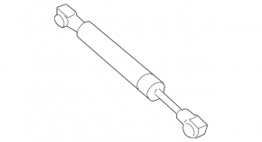 Left trunk lid shock absorber Mazda6 09-13