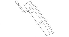 Left tailgate level sensor Ford Explorer 20-