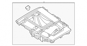 Upper center console trim for Mazda CX-50 23-25