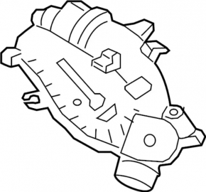 Air pipe right top for turbine Infiniti QX50 19- OEM