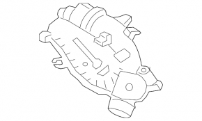Resonator for intercooler Infiniti QX50 19-24