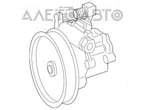 Power steering pump Mercedes W164 ML X164 GL W251 R 4matic