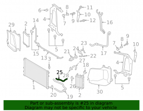 Audi Q7 16-19 3.0 turbo coolant pipe