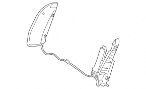 Lateral support for the driver's seat BMW 3 G20 19-24
