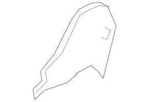 Passenger seat side cover, inner, BMW X7 G07 19-26 Elfenbein-Weiss, dry-cleanable