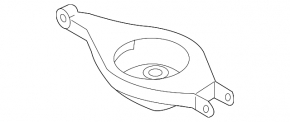 Lower rear left control arm Infiniti G25 G35 G37 4d 06-14