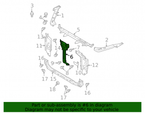 08-15 Nissan Rogue Hood Lock Plate