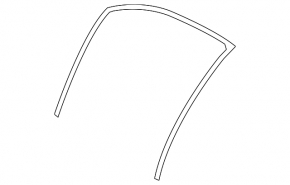 Front left door seal for Subaru Forester 19-24