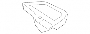 Trunk pocket right Lexus RX350 RX450h 10-15