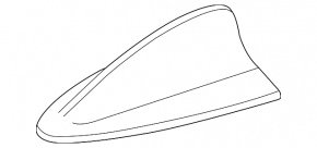 BMW 3 F30 fin antenna housing scratches
