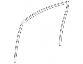 Front left windshield seal for Toyota Sequoia 2008-2016