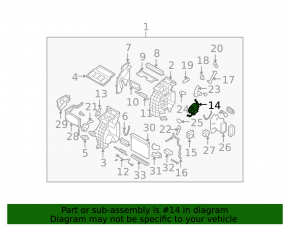 Actuator motor MODE heater drive air conditioner Subaru b9 Tribeca
