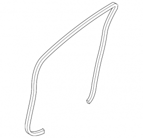 Door seal front left Nissan Versa Note 13-19