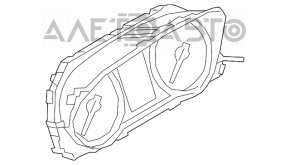Instrument cluster Mitsubishi Eclipse Cross 18-20 51k