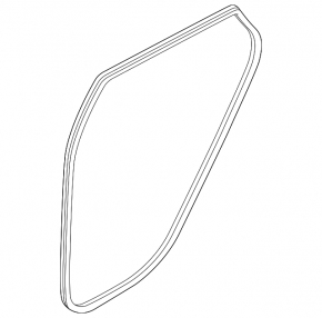 Rear right door seal for Hyundai Tucson 22-25