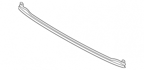 Lower front bumper reinforcement strut for Audi Q3 83A 19-25