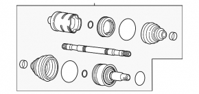 Front right axle shaft for Cadillac ATS 13-19 2.0T