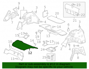 Honda Clarity Battery Cover 18-21 USA
