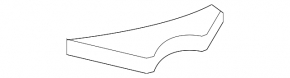 Lower right rear bumper mount for Infiniti QX30 17-19