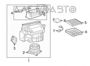 Lexus GS300 GS350 GS430 GS450h 06-08 Air Conditioning Control Computer
