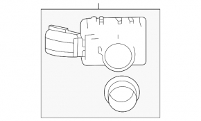 Rear Parking Sensor for Toyota Highlander 20-26