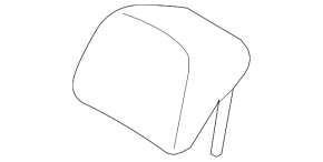 Kia Forte 4D 17-18 rear center headrest for dry cleaning