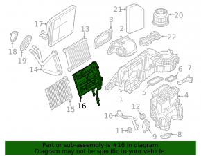 Dry heating Mercedes C-class W205 15-21