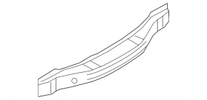 Rear bumper reinforcement Mazda CX-7 06-09