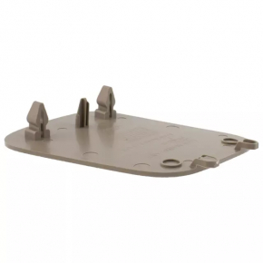 Left center console cover for Ford Focus mk3 15-18 restyling, gray