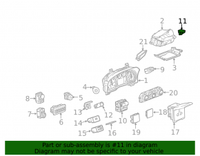 Light sensor Chevrolet Equinox 18-24