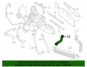 Right air duct for Infiniti QX30 17-19