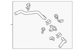 Cooling system valve Toyota Camry v70 18-24 type 1