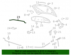 Windscreen wiper seal VW Jetta 11-18 USA